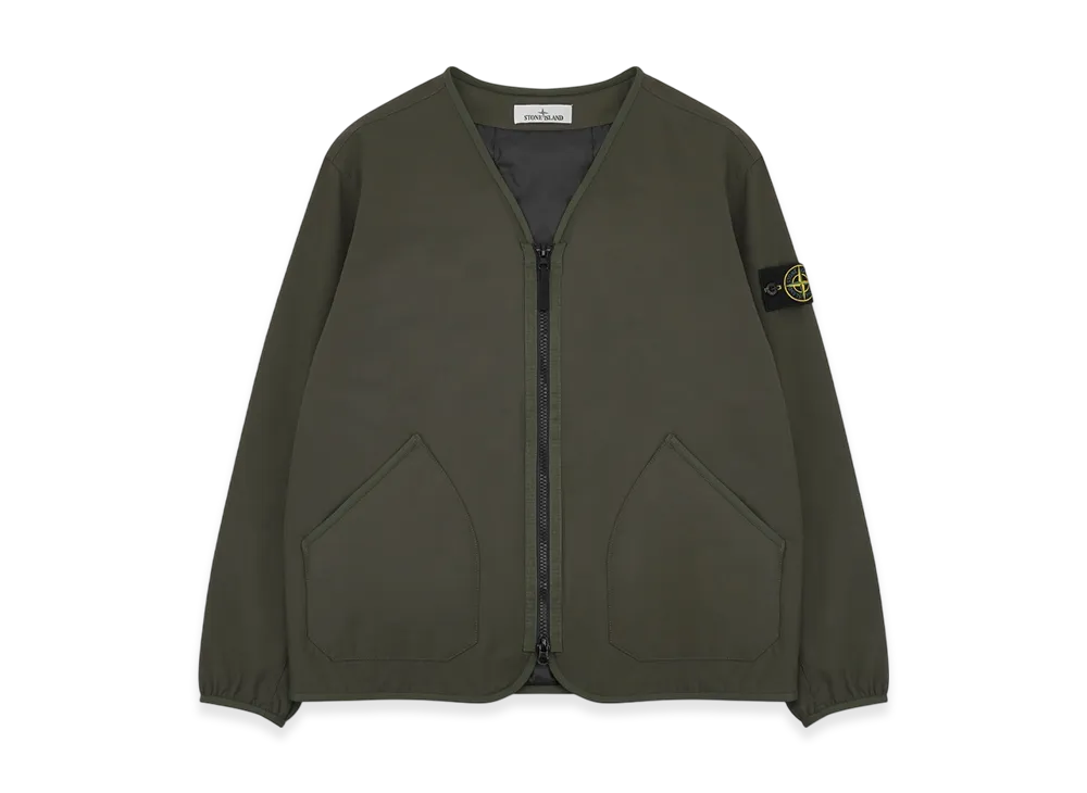 Stone Island 41127 Soft Shell-R E.DYE Pure Insulation Technology Recycled Polyester Primaloft Jacket - 23FW "Olive Green"