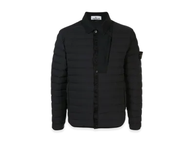 Stone Island 41125 Loom Woven Down Chambers Stretch Nylon-TC Jacket - 20SS "Black"