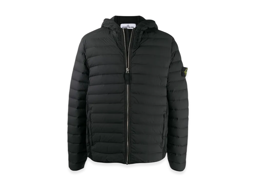 Stone Island 41125 Loom Woven Down Chambers Stretch Nylon-TC Jacket - 20FW "Black"