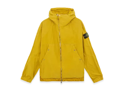 Stone Island 410M3 David Light TC Hooded Blouson with Anti Drop - 24FW "Mustard"