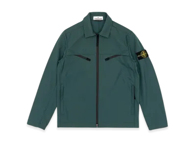 Stone Island 41027 Light Soft Shell-R E.DYE Technology Recycled Polyester Jacket - 23SS "Bottle Green"
