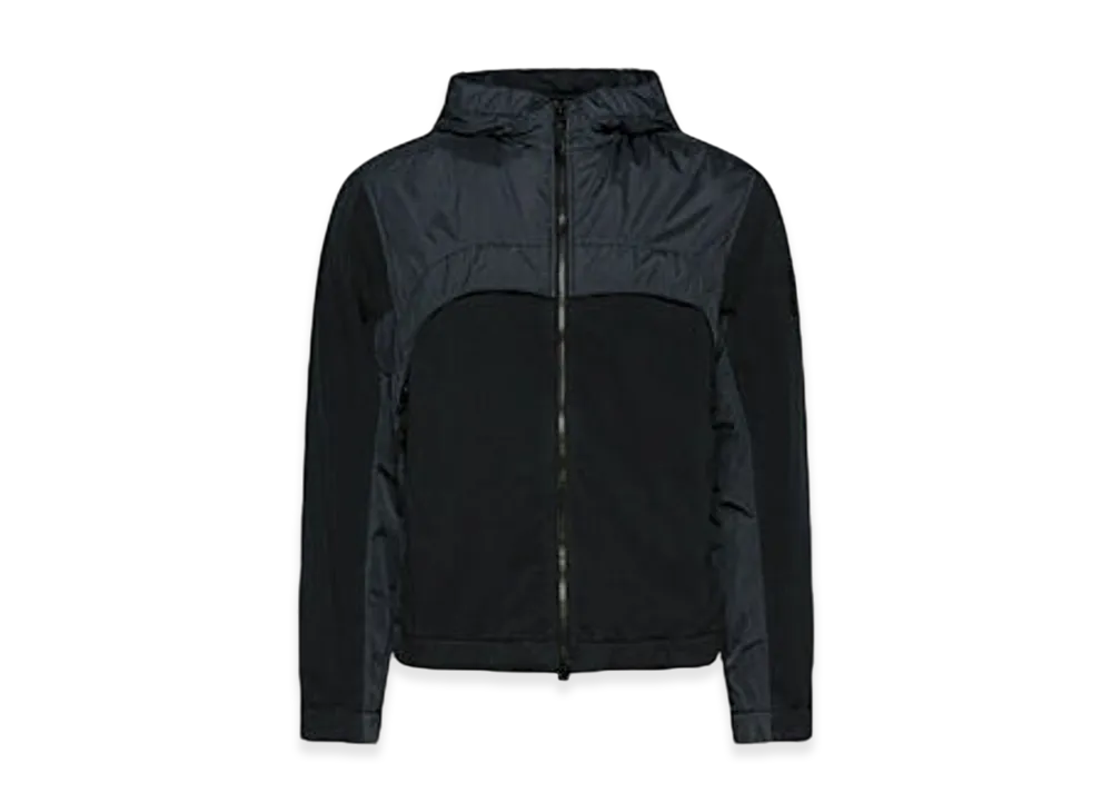 Stone Island 4100041 Crinkle Reps R-NY Hooded Jacket - 25SS "Black"