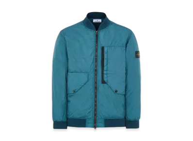 Stone Island 40923 Garment Dyed Crinkle Reps Recycled Nylon with Primaloft-TC Bomber Jacket - 23FW "Dark Teal Green"