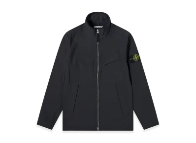 Stone Island 40827 Light Soft Shell Hooded Jacket - 21SS "Navy Blue"