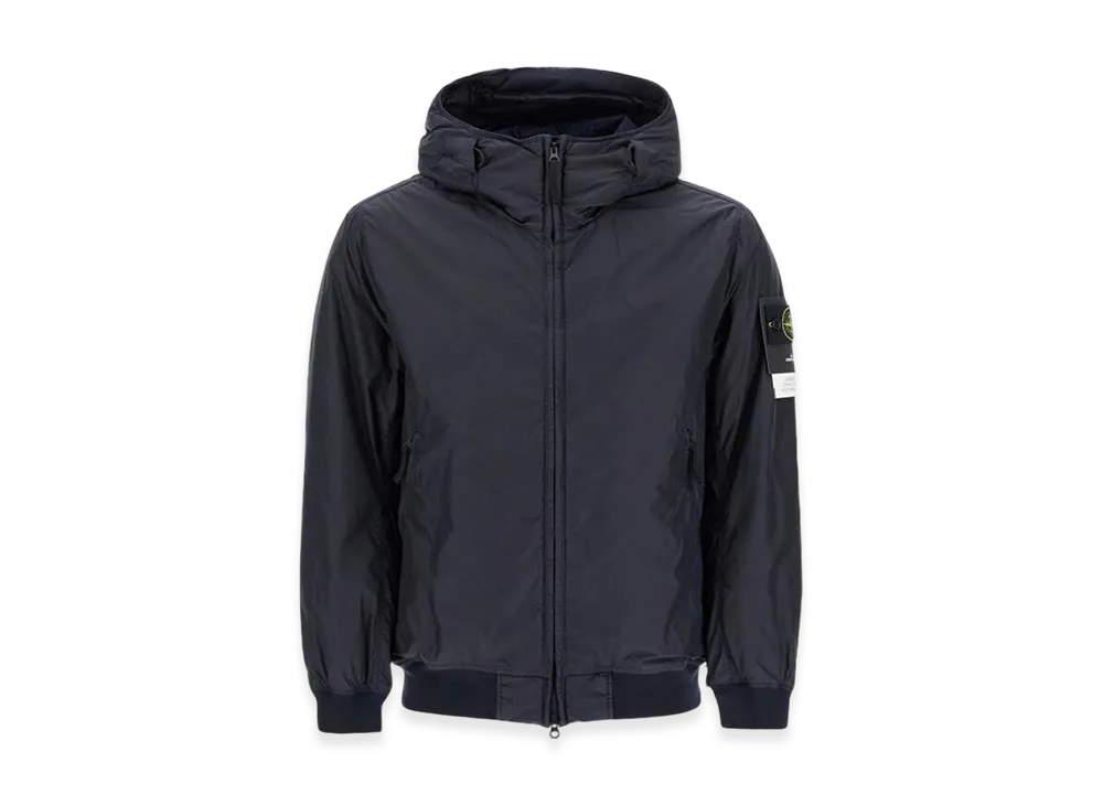 Stone Island 40823 Nylon Zipped Jacket - 24FW "Navy Blue"