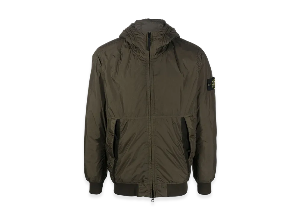 Stone Island 40823 Garment Dyed Crinkle Reps Recycled Nylon with Primaloft TC Jacket - 23FW "Olive Green"