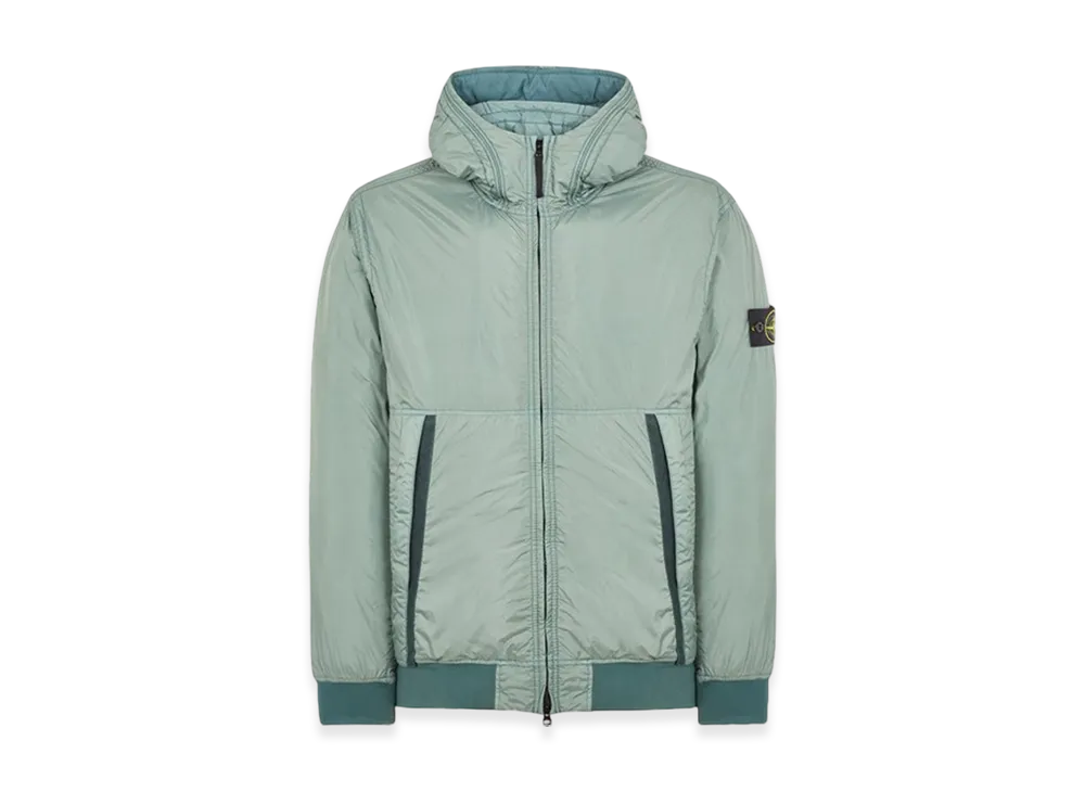 Stone Island 40823 Garment Dyed Crinkle Reps Recycled Nylon with Primaloft TC Jacket - 23FW "Sage Green"