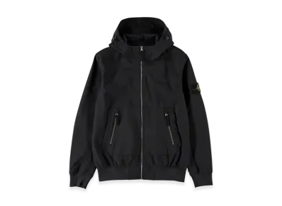 Stone Island 40727 Light Soft Shell Hooded Jacket - 21SS "Black"