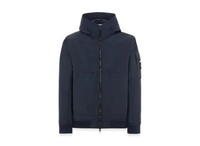 Stone Island 40632 Naslan Light Watro Hooded Blouson - 22SS "Navy Blue"