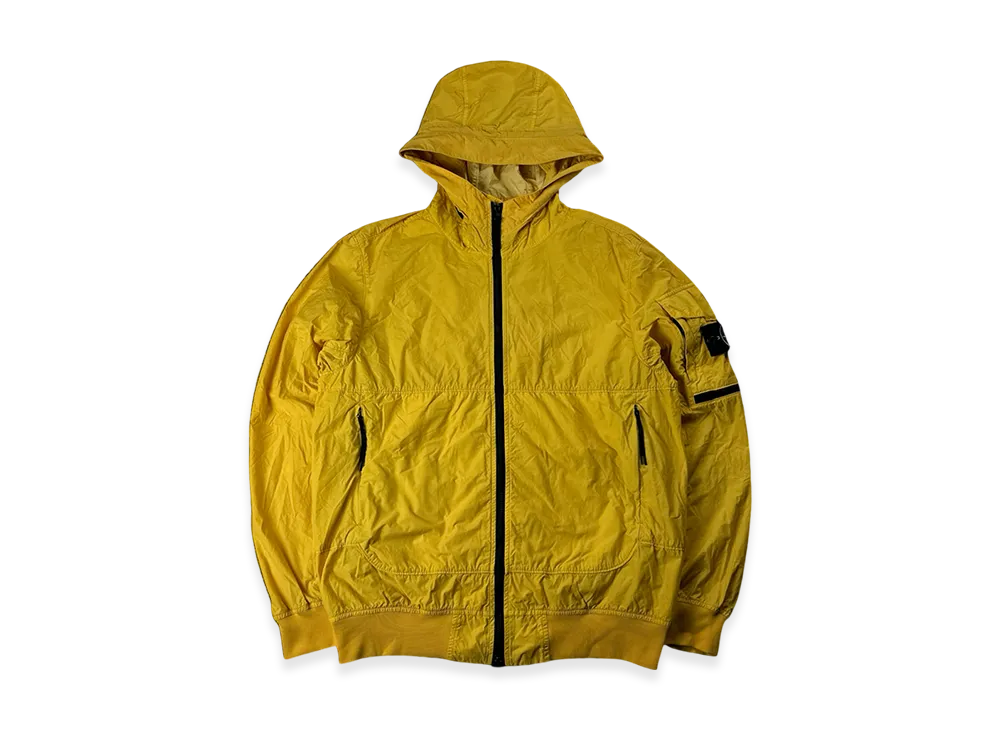 Stone Island 40632 Naslan Light Watro Hooded Blouson - 22SS "Yellow"