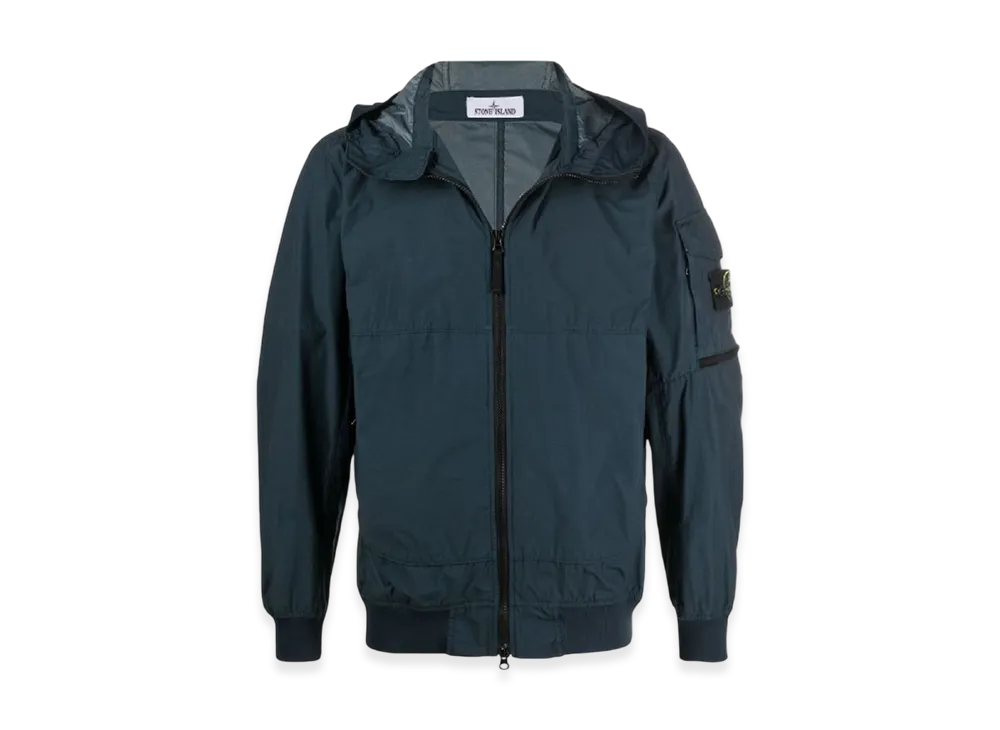 Stone Island 40632 Naslan Light Watro Hooded Blouson - 22SS "Avio Blue"