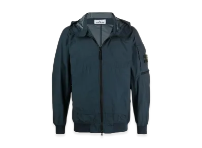 Stone Island 40632 Naslan Light Watro Hooded Blouson - 22SS "Avio Blue"