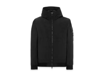 Stone Island 40632 Naslan Light Watro Hooded Blouson - 22SS "Black"