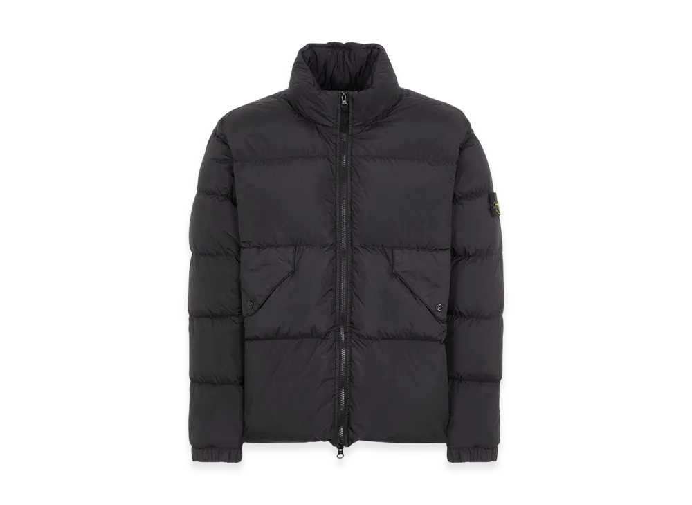 Stone Island 40623 Garment Dyed Crinkle Reps Recycled Nylon Down Jacket - 23FW "Black"