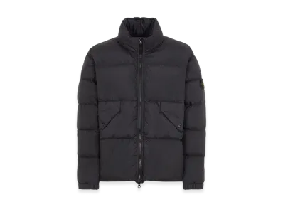 Stone Island 40623 Garment Dyed Crinkle Reps Recycled Nylon Down Jacket - 23FW "Black"