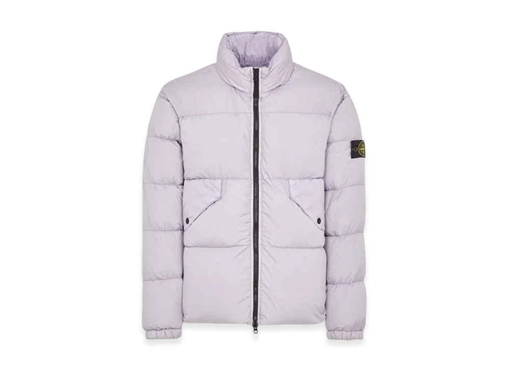 Stone Island 40623 Garment Dyed Crinkle Reps Recycled Nylon Down Jacket - 23FW "Lavender"