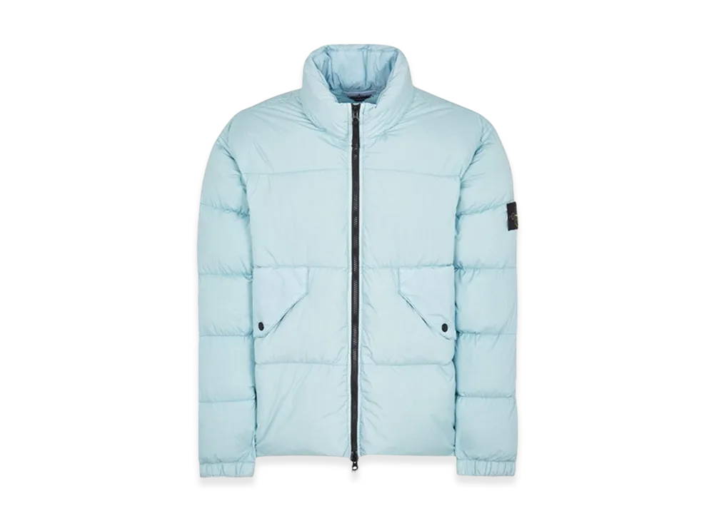 Stone Island 40623 Garment Dyed Crinkle Reps Recycled Nylon Down Jacket - 23FW "Sky Blue"