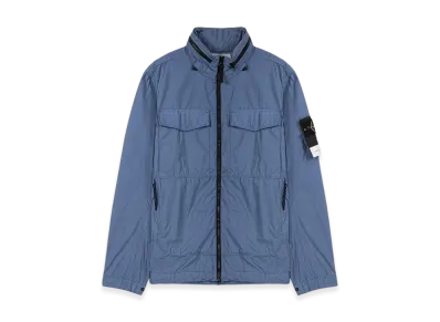 Stone Island 40532 Naslan Light Watro Garment Dyed Jacket - 22SS "Mid Blue"
