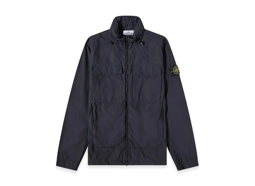 Stone Island 40532 Naslan Light Watro Garment Dyed Jacket - 22SS "Navy Blue"