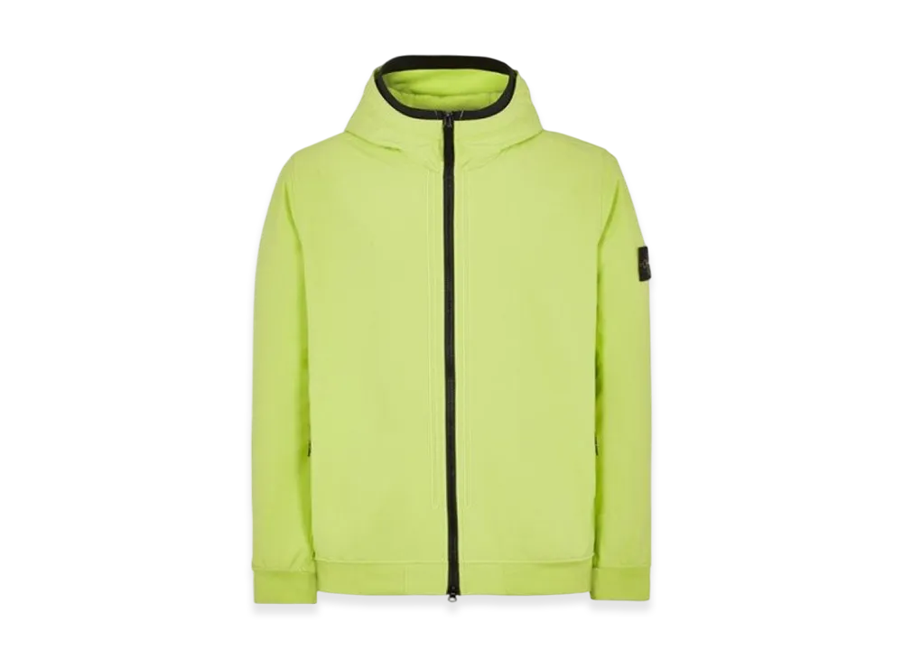 Stone Island 40427 Light Soft Shell Hooded Blouson - 22SS "Lemon"