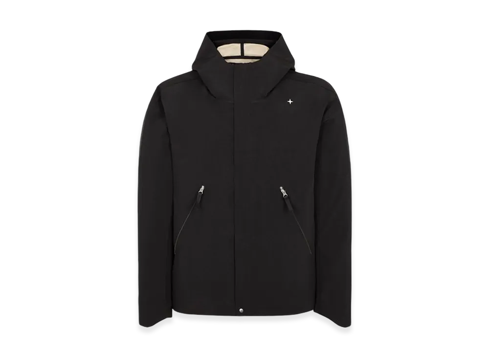 Stone Island 402G1 Stellina 3L Nylon Hooded Jacket - 23FW "Black"