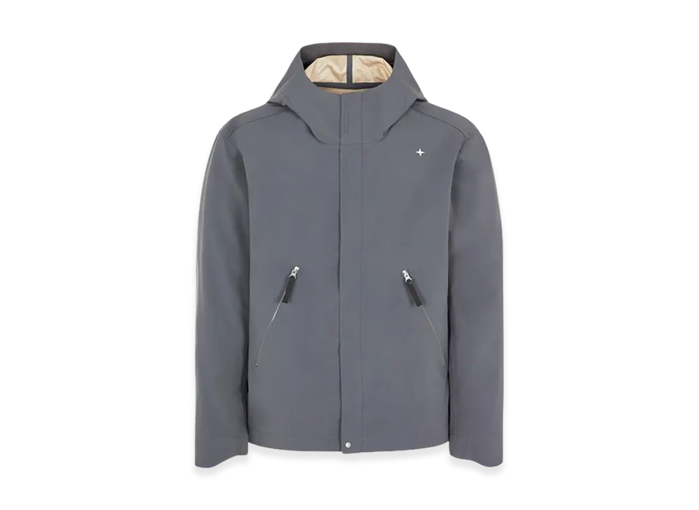 Stone Island 402G1 Stellina 3L Nylon Hooded Jacket - 23FW "Lead"