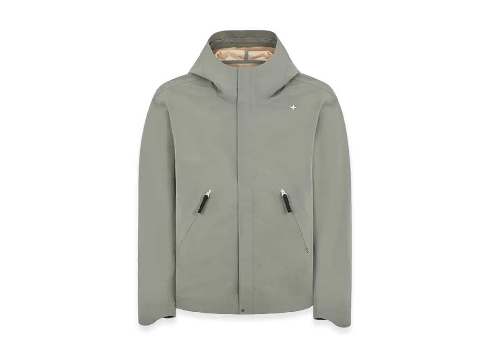 Stone Island 402G1 Stellina 3L Nylon Hooded Jacket - 23FW "Sage Green"