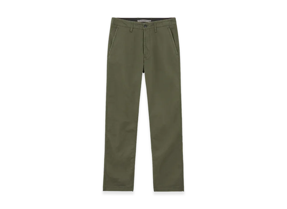 Stone Island 34310 Supima Cotton Twill Stretch TC Chino Pants with Logo Patch - 24FW "Musk Green"