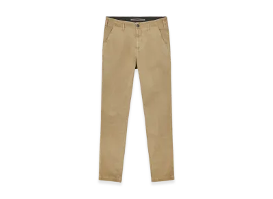Stone Island 328L1 Stretch Broken Twill Organic Cotton Old Effect Slim Fit Chino Pants - 24FW "Biscuit"