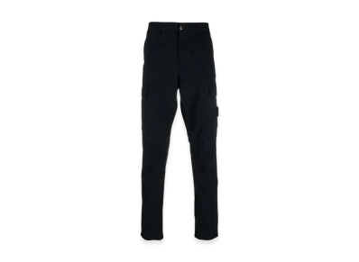 Stone Island 32710 Stretch Cotton Gabardine Garment Dyed Cargo Trousers - 23FW "Navy Blue"