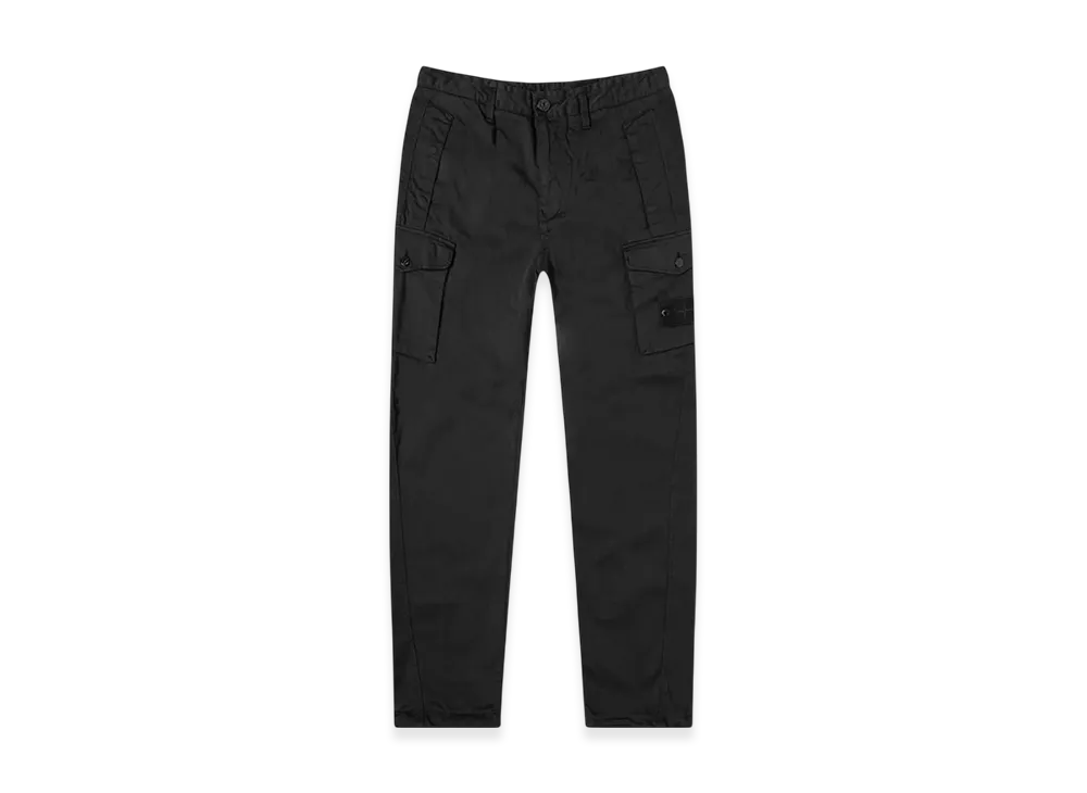 Stone Island 326F4 Ghost Piece Cargo Pants - 20FW "Black"