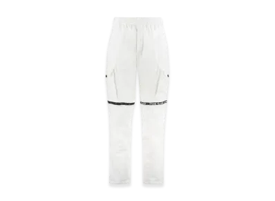 Stone Island 325E4 Stretch Tela Paracadute Regular Tapered Fit Cargo Trousers - 23FW "White"