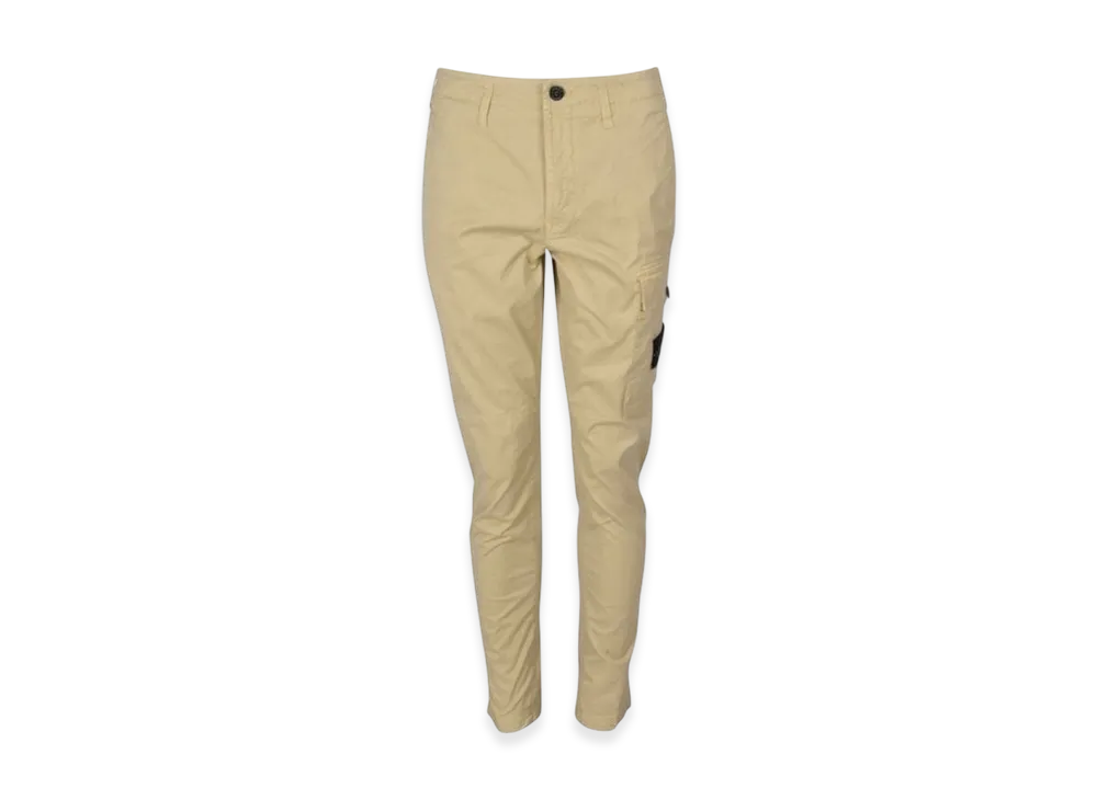 Stone Island 324WA Cotton Cargo Pants - 22SS "Beige"