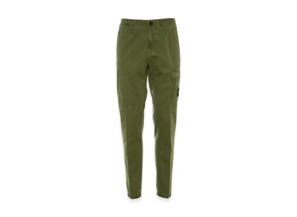 Stone Island 324WA Cotton Cargo Pants - 22SS "Olive Green"