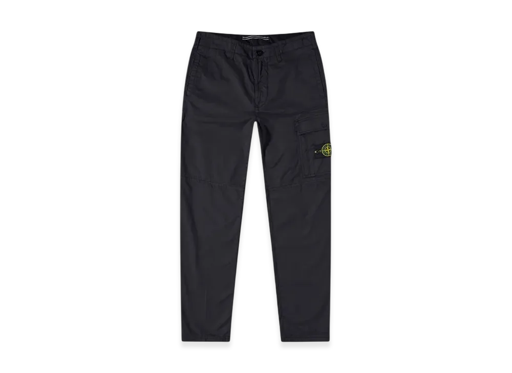 Stone Island 32419 Supima Cotton Twill Stretch-TC Cargo Pants - 22SS "Navy Blue"