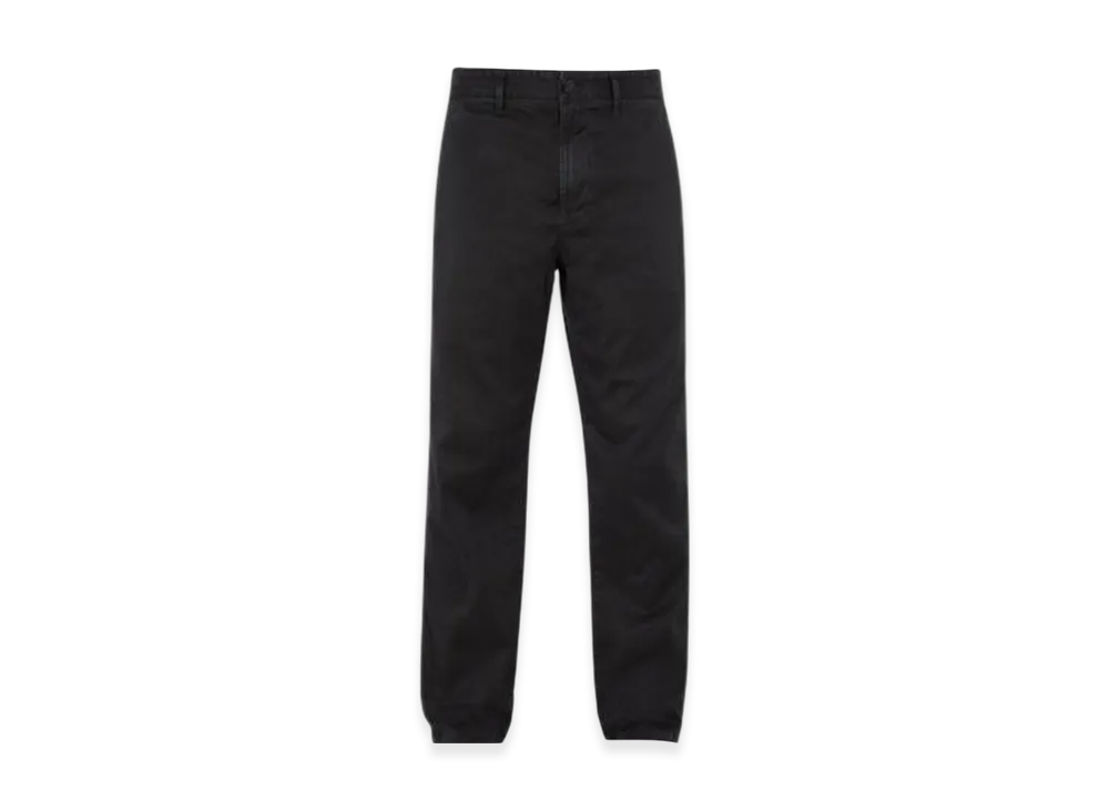Stone Island 323L1 Garment Dyed Broken Twill Cotton Chino Pants - 23FW "Black"