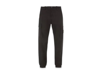 Stone Island 32310 Cotton Gabardine Garment Dyed Cargo Pants - 22FW "Dark Grey"