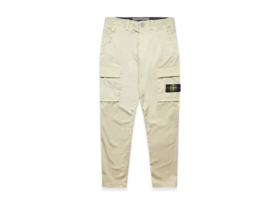 Stone Island 32310 Cotton Gabardine Garment Dyed Cargo Pants - 22FW "Beige"