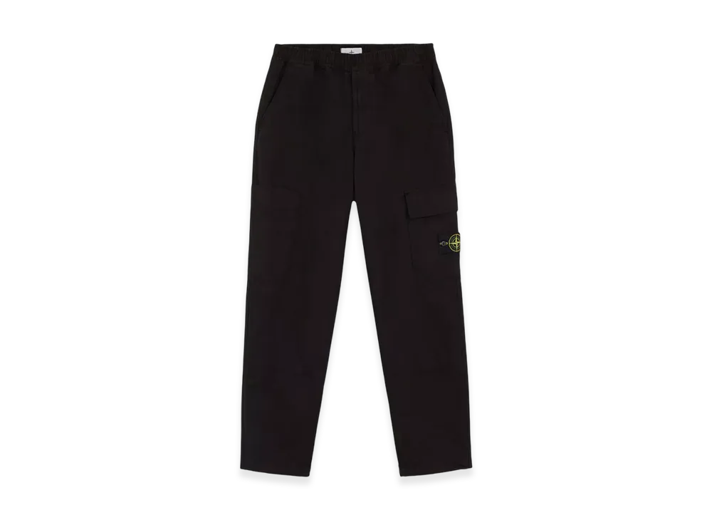 Stone Island 32212 Cotton Ripstop Relaxed Fit Chino Pants - 24FW "Black"