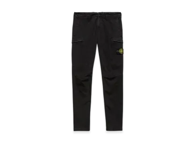 Stone Island 32104 Pocket Cargo Slim Pants - 21SS "Black"