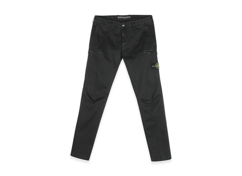 Stone Island 32104 Pocket Cargo Slim Pants - 20SS "Black"