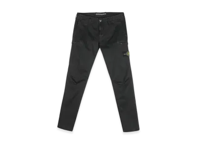Stone Island 32104 Pocket Cargo Slim Pants - 20SS "Black"