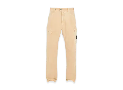 Stone Island 320T1 Panama Tinto Terra Regular Fit Cargo Pants - 24SS "Ecru"