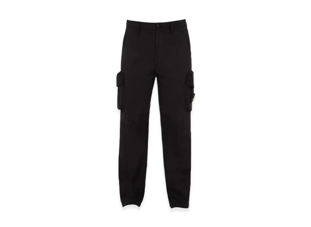 Stone Island 32003 Stretch Cotton Tela Paracadute Cargo Pants - 22SS "Black"