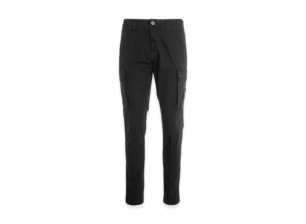 ストーンアイランド 318WA オールド ダイ トリートメント カーゴパンツ - 21SS "ブラック"