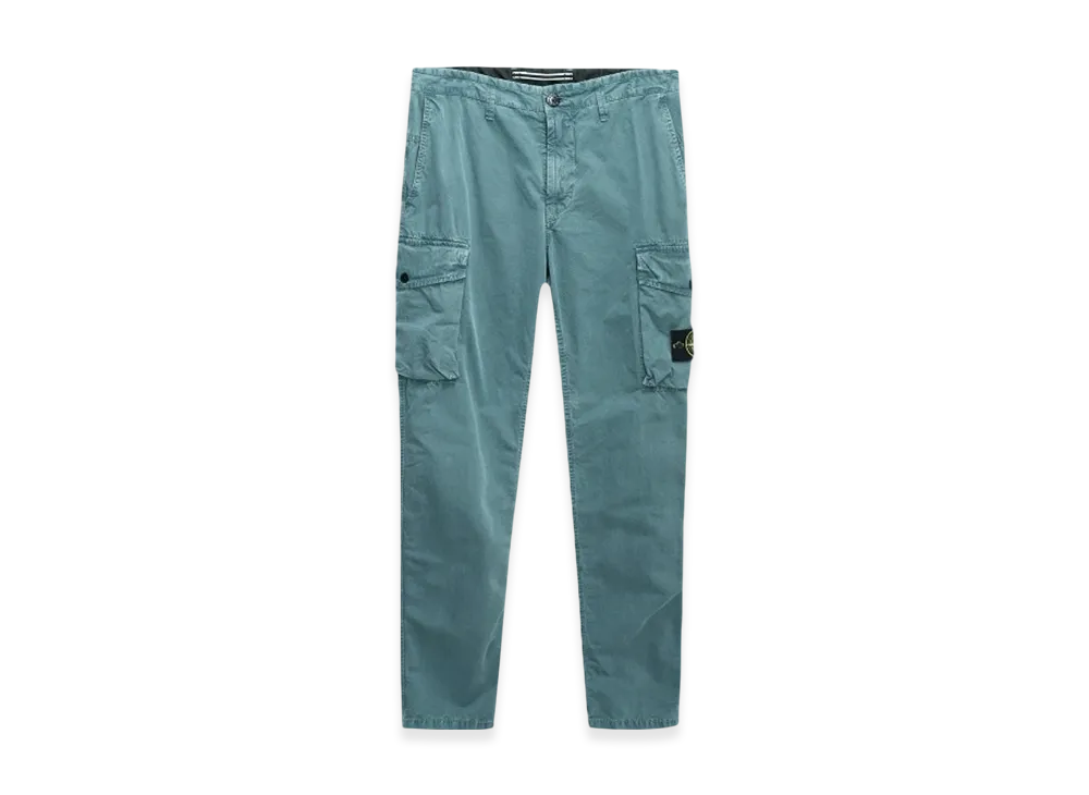 Stone Island 318WA Old Dye Treatment Cargo Pants - 21SS "Petrol"