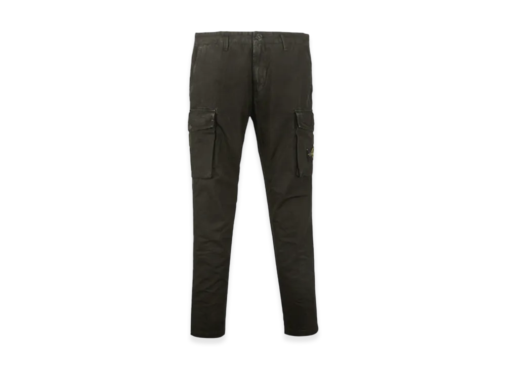 Stone Island 318WA Old Dye Treatment Cargo Pants - 20SS "Black"