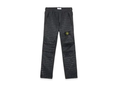 Stone Island 31832 Pertex Quantum Made From Netplus with Primaloft Insulation Technology Cargo Joggers with Anti Drop - 24FW "Black"