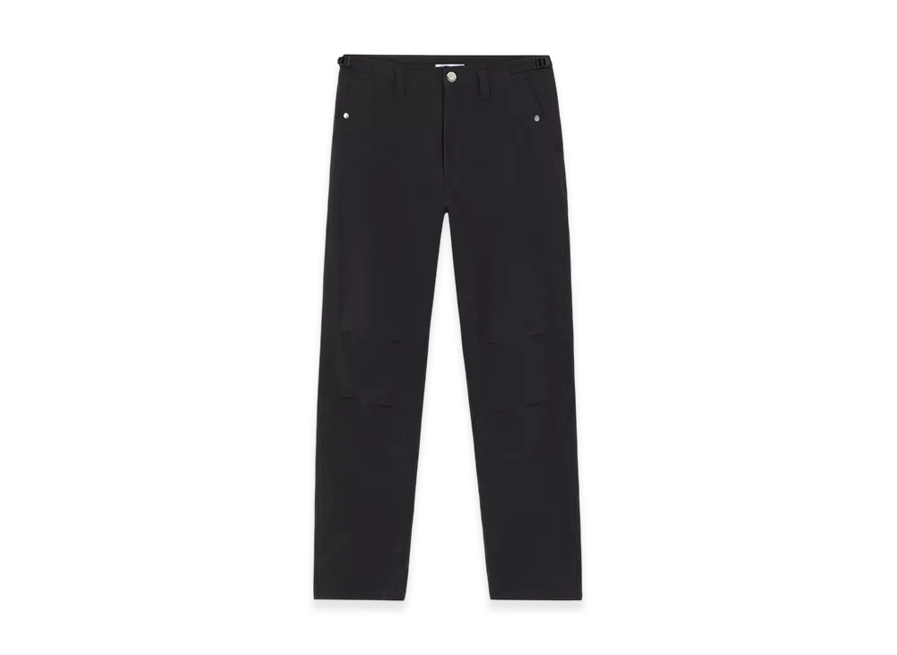 Stone Island 317G6 Bi-Stretch Wool Nylon Oxford Stone Island Stellina Cargo Pants with Pockets and Drawstring Waist - 24FW "Marine Blue"