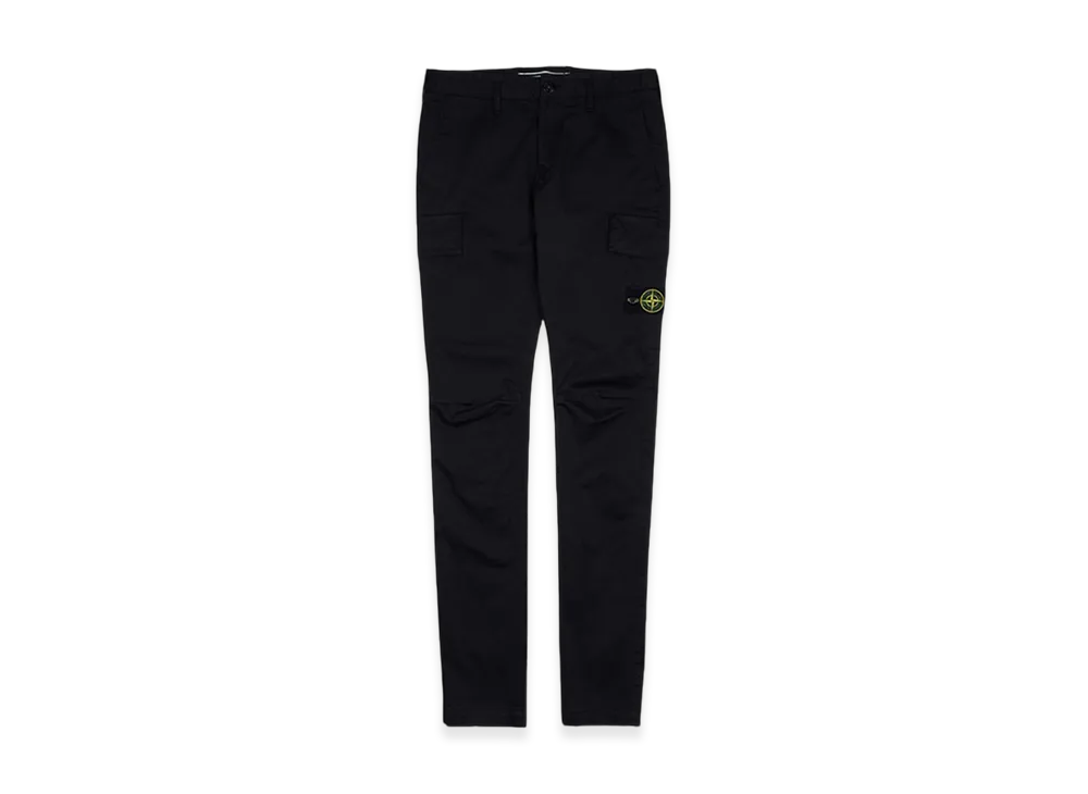 Stone Island 31714 Cotton Cargo Pants - 23FW "Black"